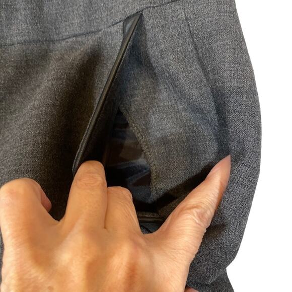 J. Crew Gray Campbell Wool Blend Slacks Office Attire Dress Pants Women Sz 2 - Picture 7 of 11